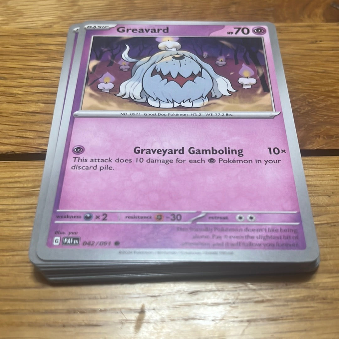 Paldean Fates: Greavard #42 Paldean Fates: Greavard #42